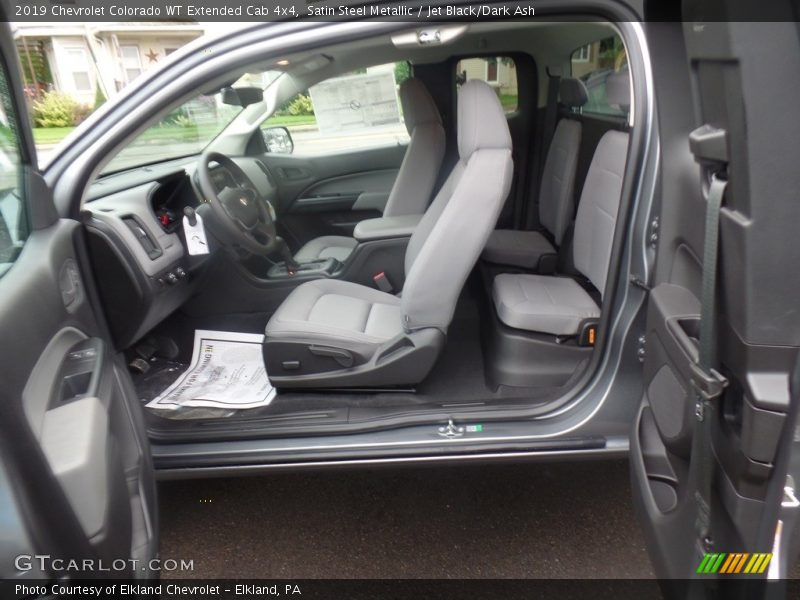 Satin Steel Metallic / Jet Black/Dark Ash 2019 Chevrolet Colorado WT Extended Cab 4x4