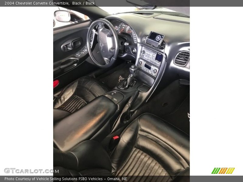 Black / Black 2004 Chevrolet Corvette Convertible