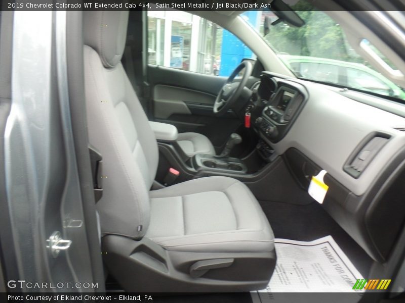 Satin Steel Metallic / Jet Black/Dark Ash 2019 Chevrolet Colorado WT Extended Cab 4x4