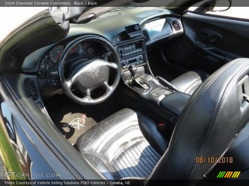 Black / Black 2004 Chevrolet Corvette Convertible