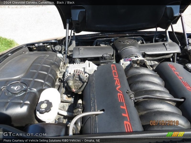 Black / Black 2004 Chevrolet Corvette Convertible