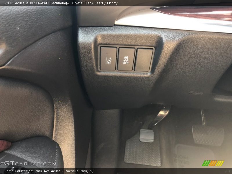 Crystal Black Pearl / Ebony 2016 Acura MDX SH-AWD Technology
