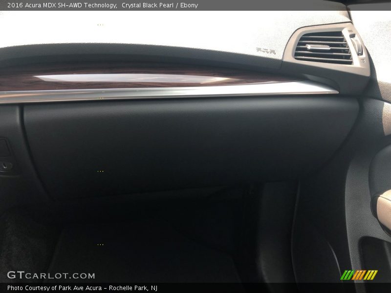 Crystal Black Pearl / Ebony 2016 Acura MDX SH-AWD Technology