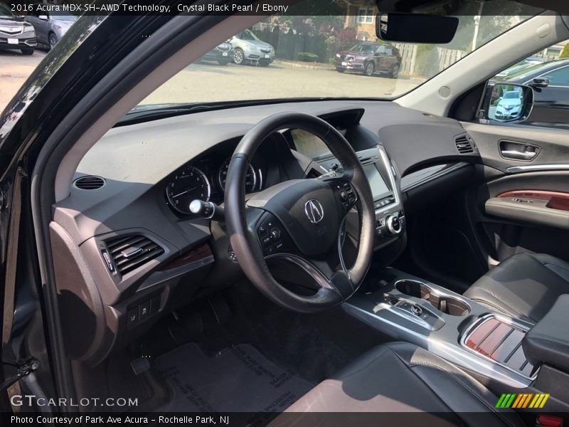 Crystal Black Pearl / Ebony 2016 Acura MDX SH-AWD Technology