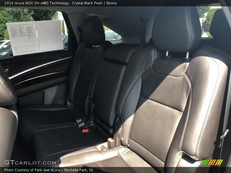 Crystal Black Pearl / Ebony 2016 Acura MDX SH-AWD Technology