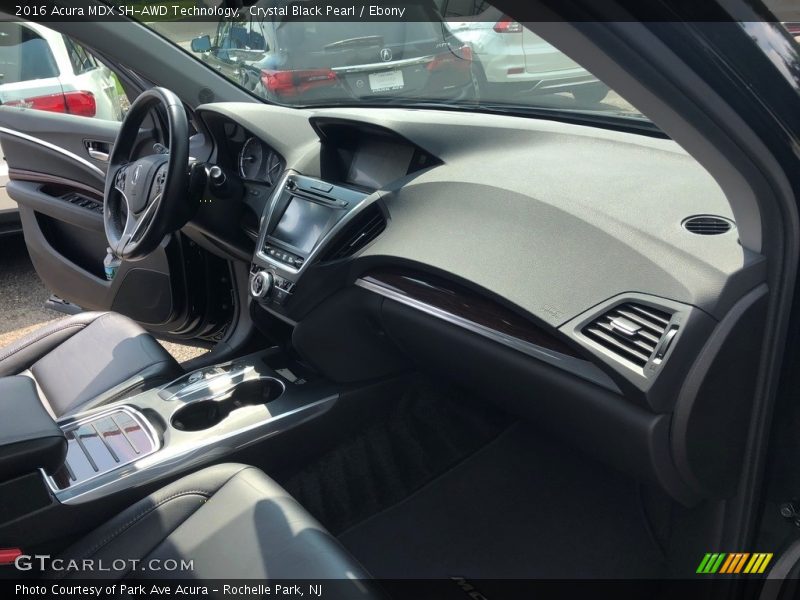 Crystal Black Pearl / Ebony 2016 Acura MDX SH-AWD Technology