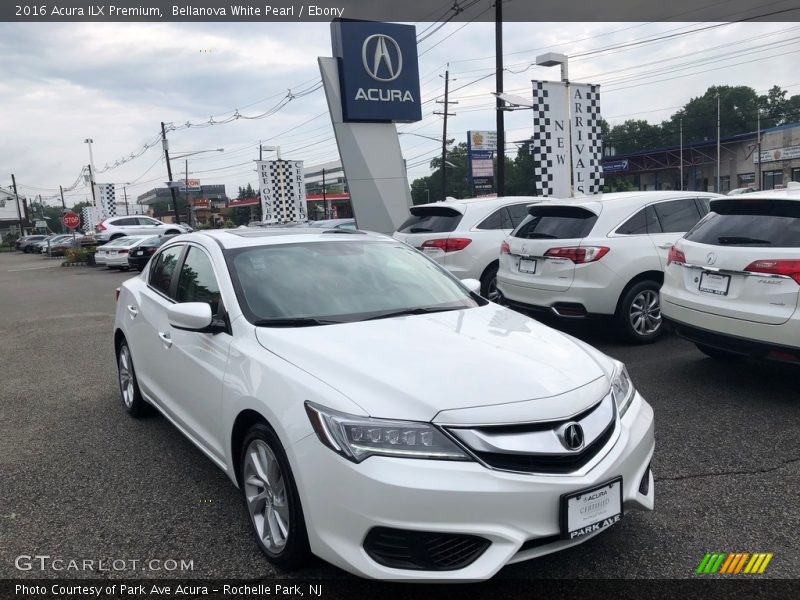 Bellanova White Pearl / Ebony 2016 Acura ILX Premium
