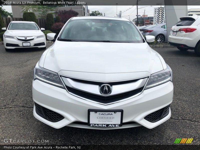 Bellanova White Pearl / Ebony 2016 Acura ILX Premium