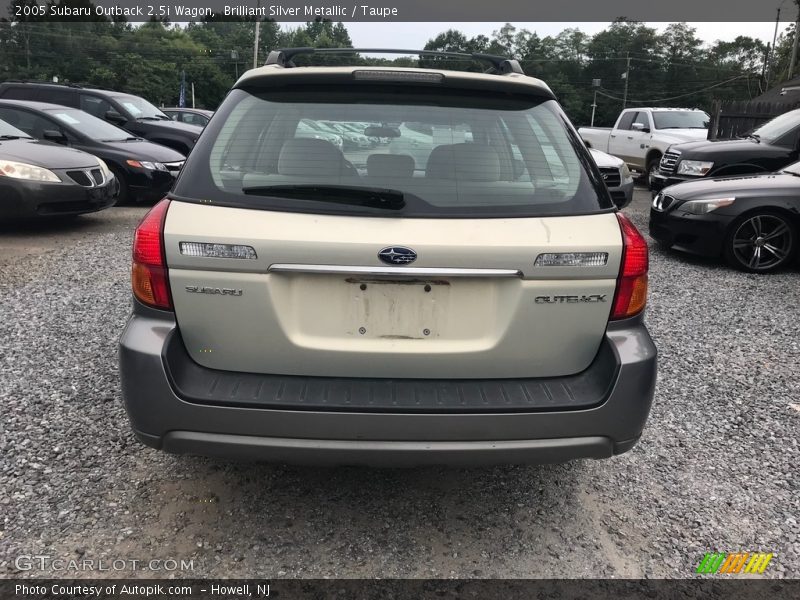 Brilliant Silver Metallic / Taupe 2005 Subaru Outback 2.5i Wagon