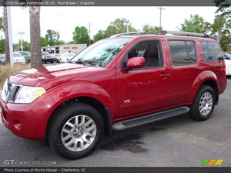Red Brawn / Graphite 2008 Nissan Pathfinder SE V8
