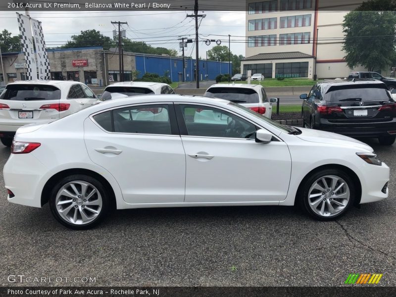 Bellanova White Pearl / Ebony 2016 Acura ILX Premium