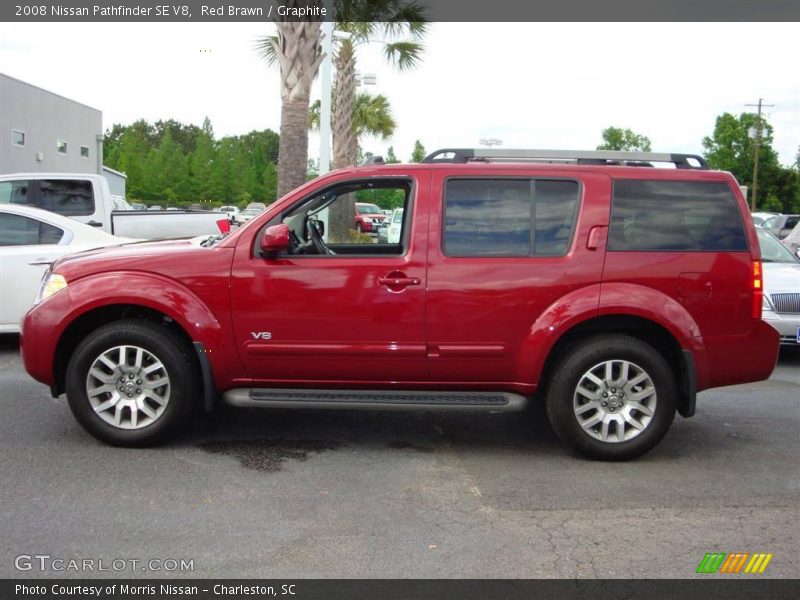 Red Brawn / Graphite 2008 Nissan Pathfinder SE V8