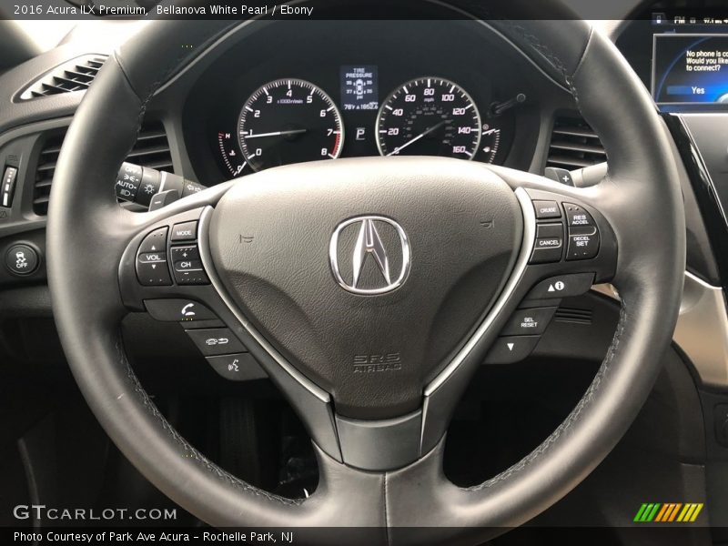 Bellanova White Pearl / Ebony 2016 Acura ILX Premium