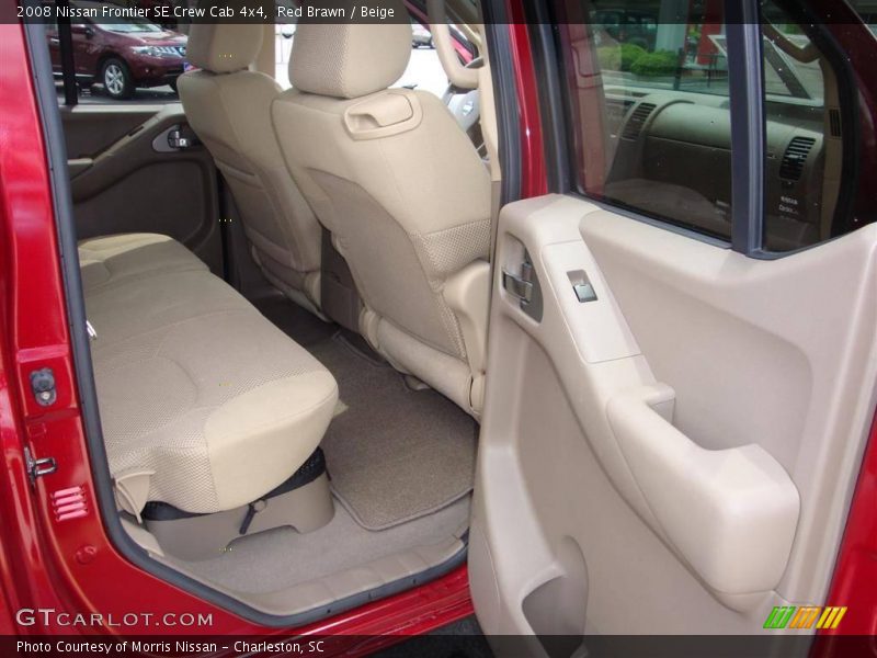Red Brawn / Beige 2008 Nissan Frontier SE Crew Cab 4x4