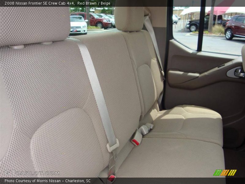 Red Brawn / Beige 2008 Nissan Frontier SE Crew Cab 4x4