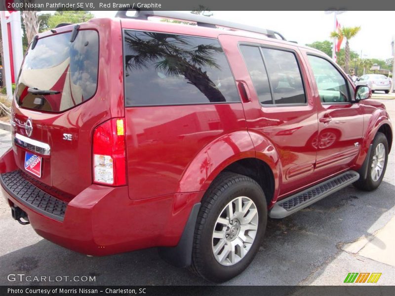 Red Brawn / Graphite 2008 Nissan Pathfinder SE V8