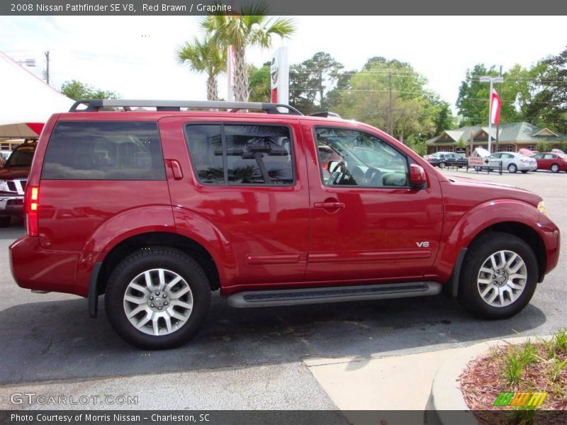 Red Brawn / Graphite 2008 Nissan Pathfinder SE V8