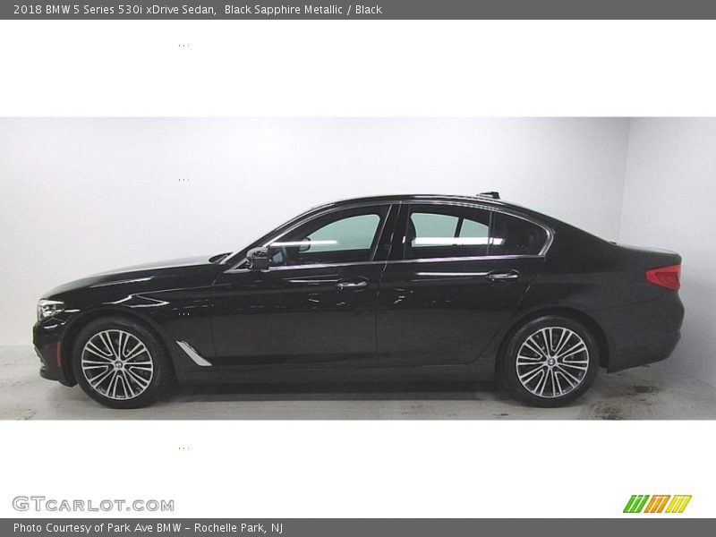 Black Sapphire Metallic / Black 2018 BMW 5 Series 530i xDrive Sedan
