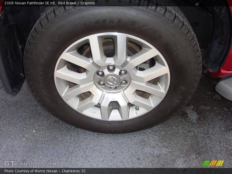 Red Brawn / Graphite 2008 Nissan Pathfinder SE V8
