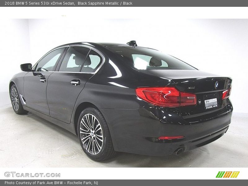Black Sapphire Metallic / Black 2018 BMW 5 Series 530i xDrive Sedan