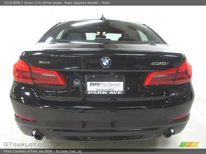 Black Sapphire Metallic / Black 2018 BMW 5 Series 530i xDrive Sedan