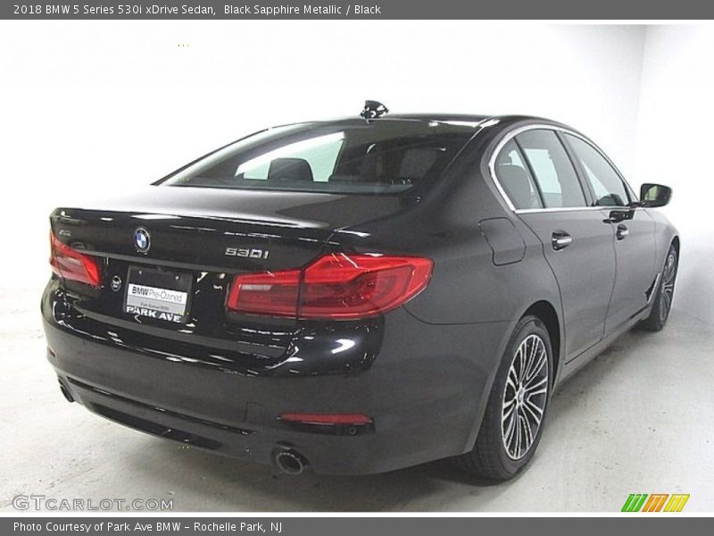 Black Sapphire Metallic / Black 2018 BMW 5 Series 530i xDrive Sedan
