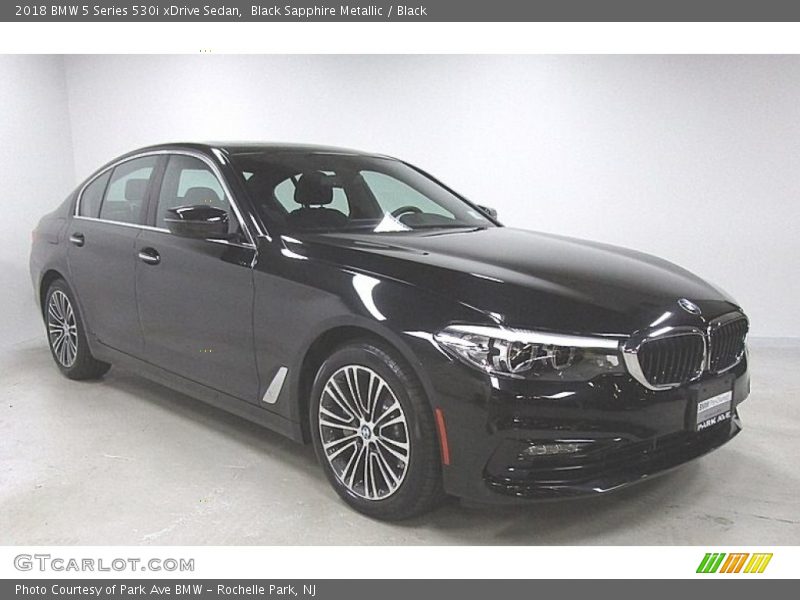Black Sapphire Metallic / Black 2018 BMW 5 Series 530i xDrive Sedan
