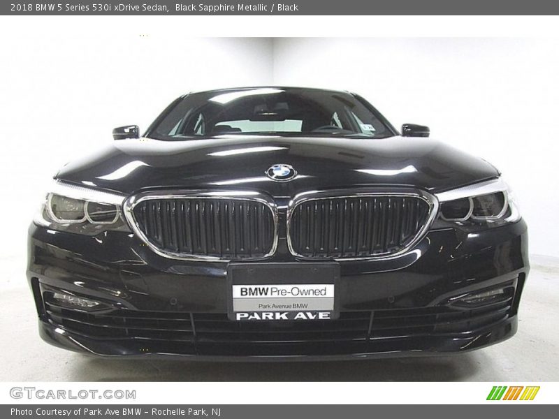 Black Sapphire Metallic / Black 2018 BMW 5 Series 530i xDrive Sedan