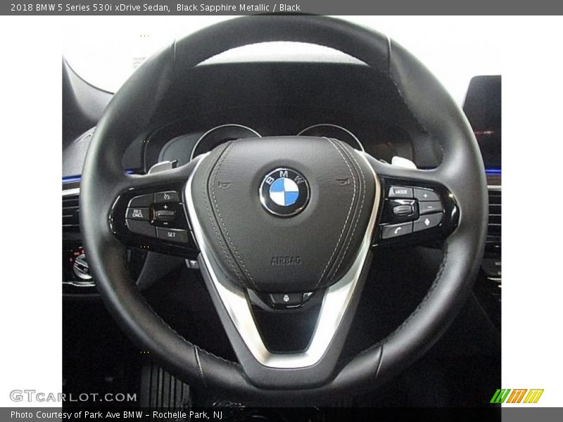 Black Sapphire Metallic / Black 2018 BMW 5 Series 530i xDrive Sedan