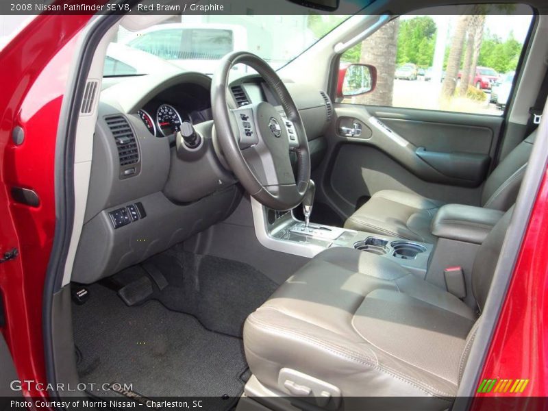 Red Brawn / Graphite 2008 Nissan Pathfinder SE V8