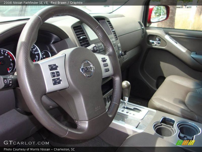 Red Brawn / Graphite 2008 Nissan Pathfinder SE V8