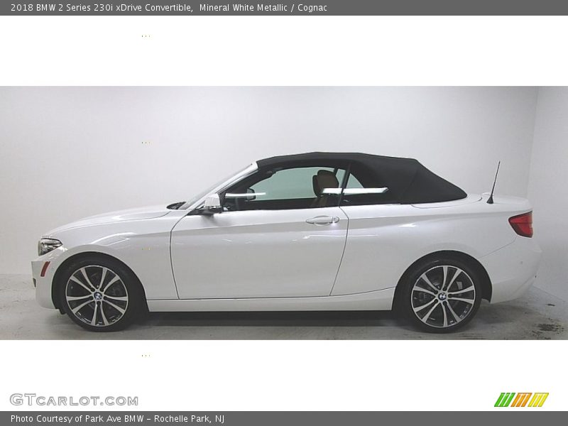Mineral White Metallic / Cognac 2018 BMW 2 Series 230i xDrive Convertible