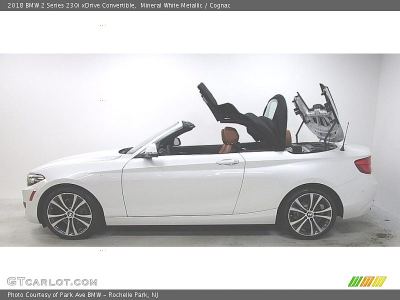 Mineral White Metallic / Cognac 2018 BMW 2 Series 230i xDrive Convertible