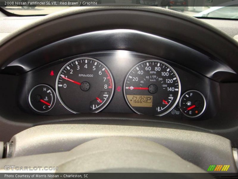 Red Brawn / Graphite 2008 Nissan Pathfinder SE V8