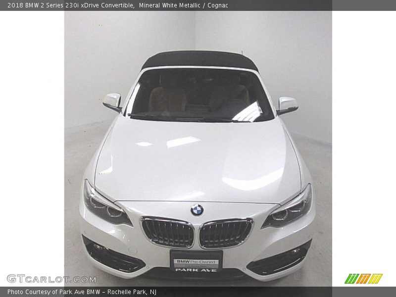 Mineral White Metallic / Cognac 2018 BMW 2 Series 230i xDrive Convertible