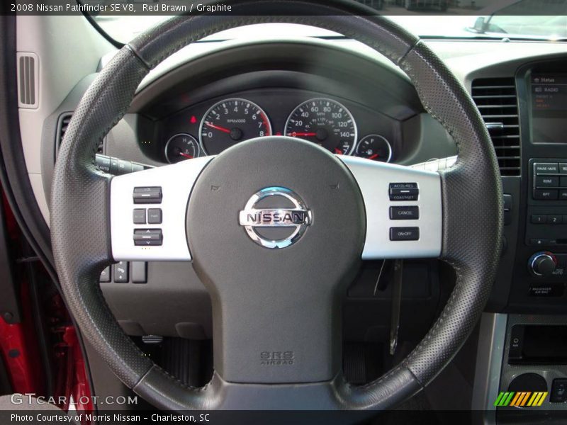 Red Brawn / Graphite 2008 Nissan Pathfinder SE V8