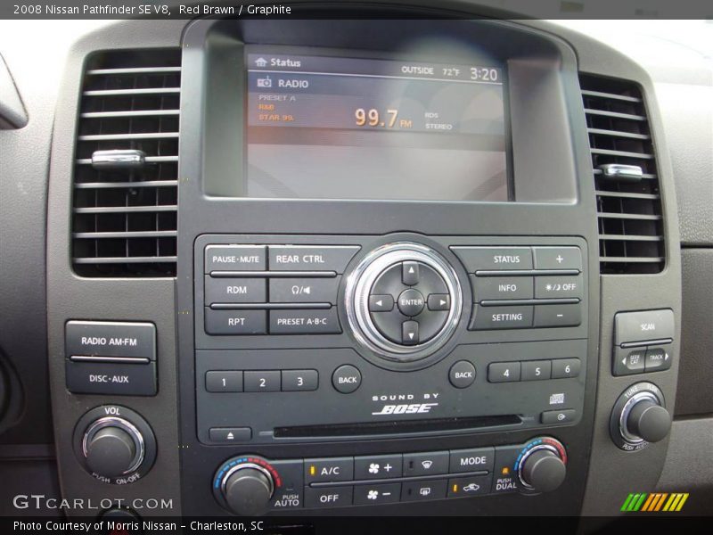 Red Brawn / Graphite 2008 Nissan Pathfinder SE V8