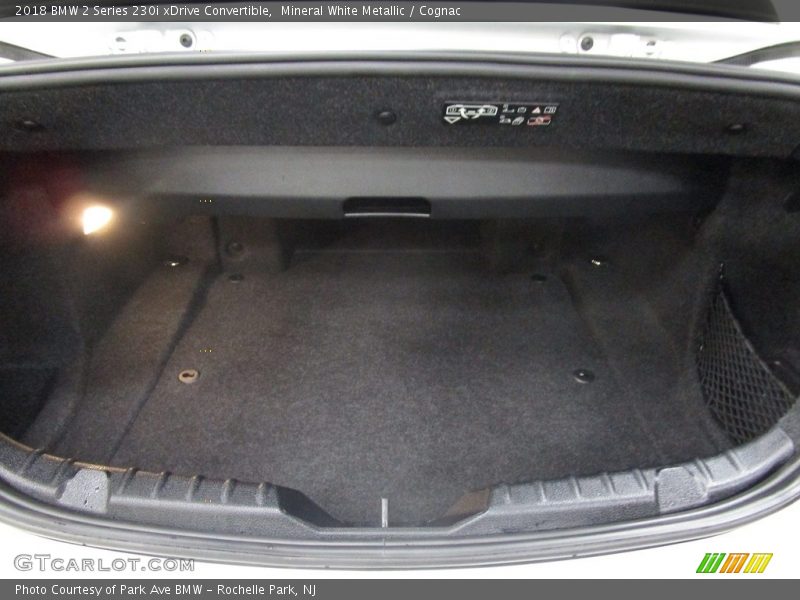 Mineral White Metallic / Cognac 2018 BMW 2 Series 230i xDrive Convertible