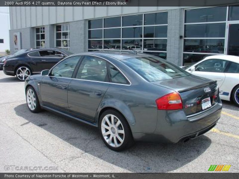 Daytona Grey Pearl Effect / Ebony Black 2003 Audi RS6 4.2T quattro