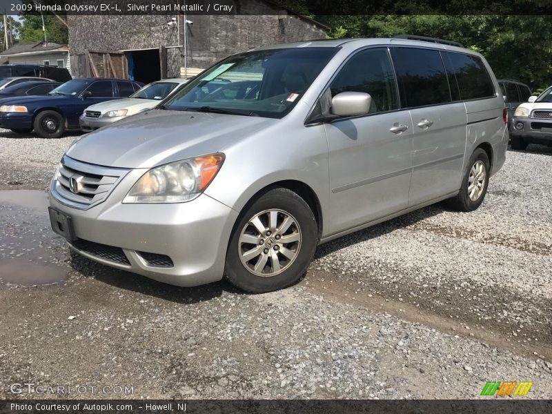 Silver Pearl Metallic / Gray 2009 Honda Odyssey EX-L