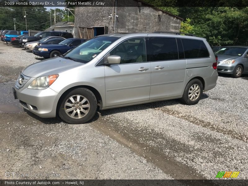 Silver Pearl Metallic / Gray 2009 Honda Odyssey EX-L
