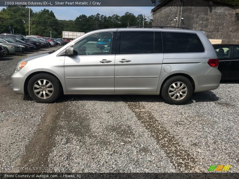 Silver Pearl Metallic / Gray 2009 Honda Odyssey EX-L