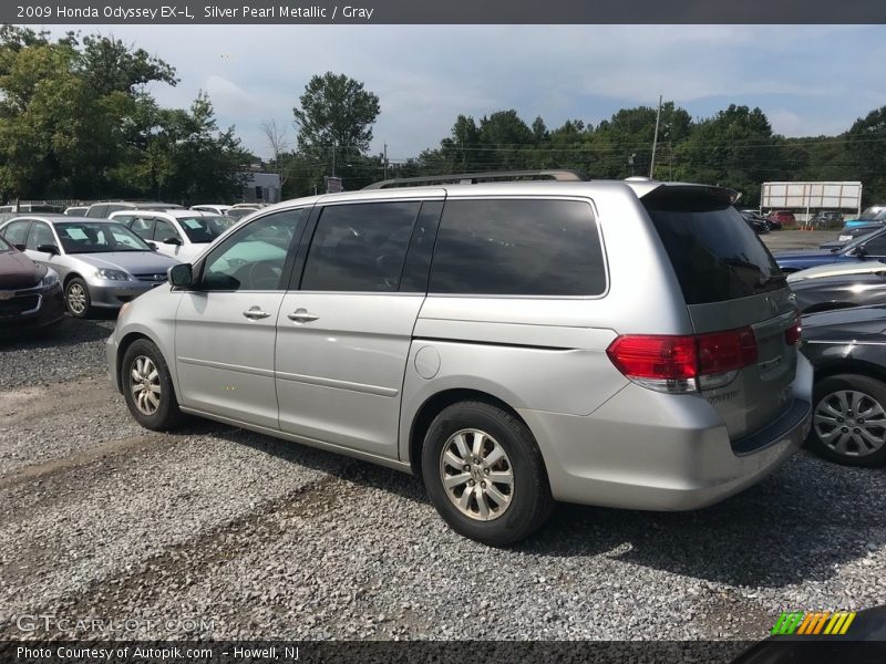 Silver Pearl Metallic / Gray 2009 Honda Odyssey EX-L