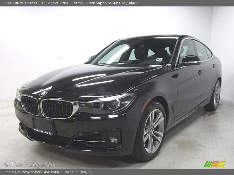 Black Sapphire Metallic / Black 2018 BMW 3 Series 330i xDrive Gran Turismo