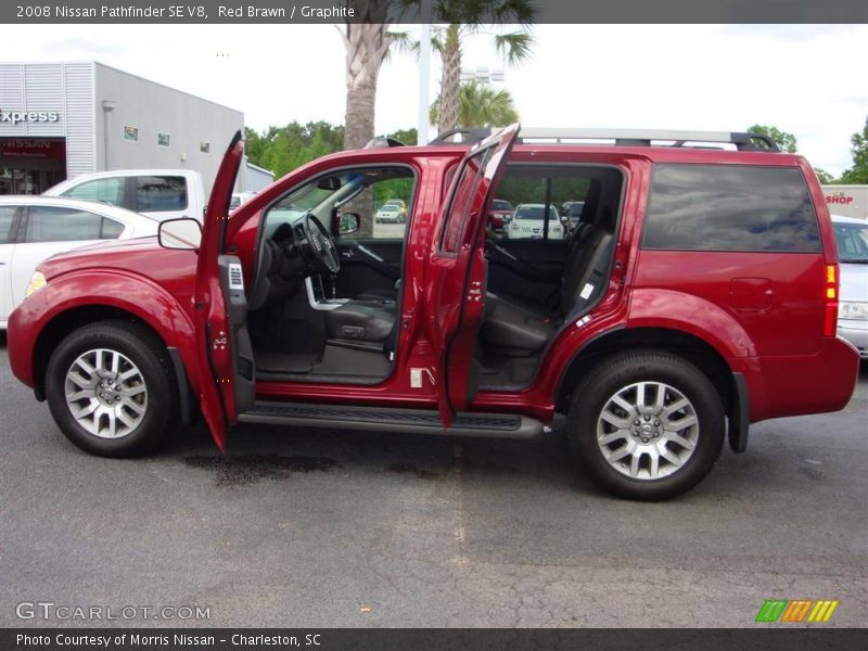 Red Brawn / Graphite 2008 Nissan Pathfinder SE V8