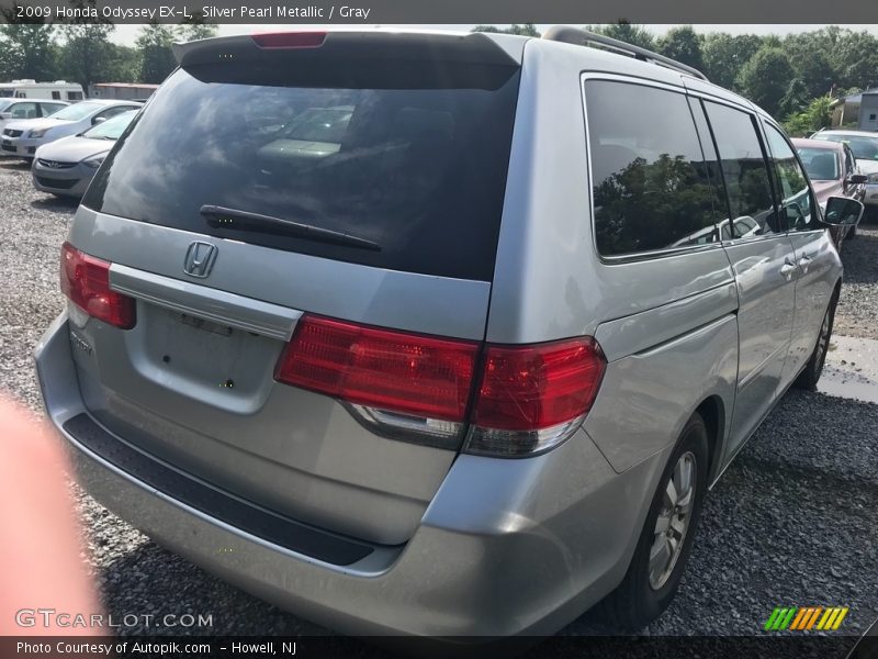 Silver Pearl Metallic / Gray 2009 Honda Odyssey EX-L