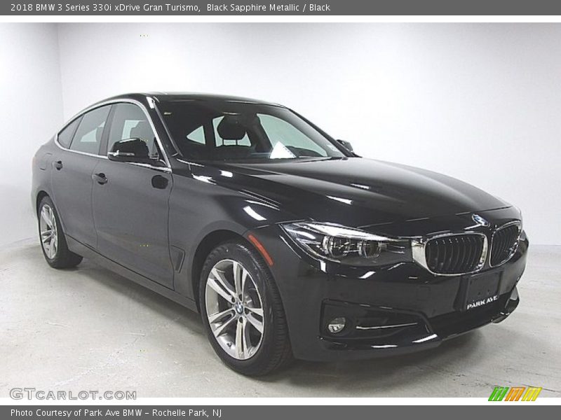 Black Sapphire Metallic / Black 2018 BMW 3 Series 330i xDrive Gran Turismo