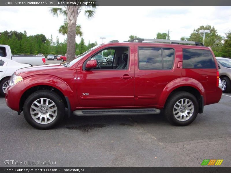 Red Brawn / Graphite 2008 Nissan Pathfinder SE V8