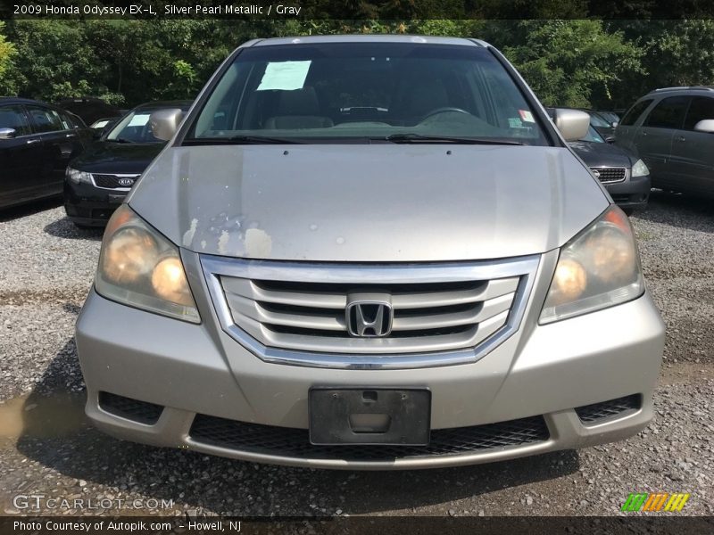 Silver Pearl Metallic / Gray 2009 Honda Odyssey EX-L