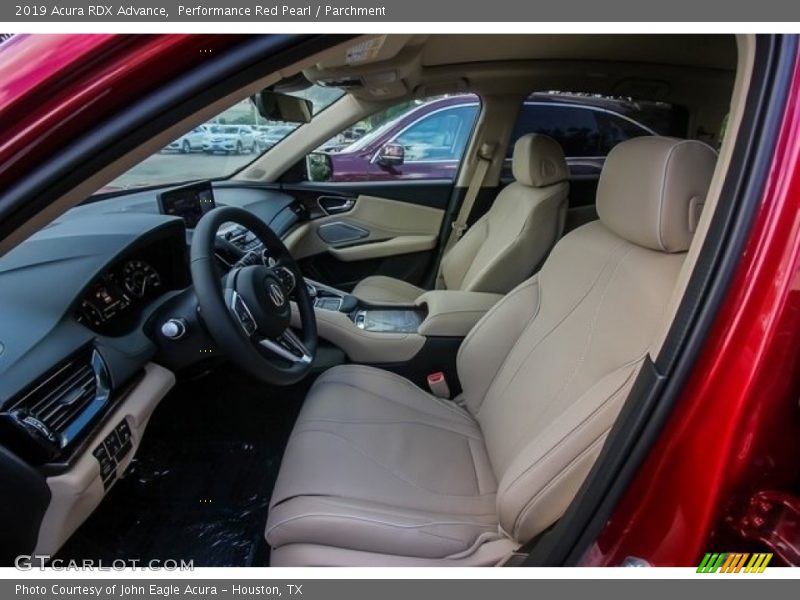 Front Seat of 2019 RDX Advance